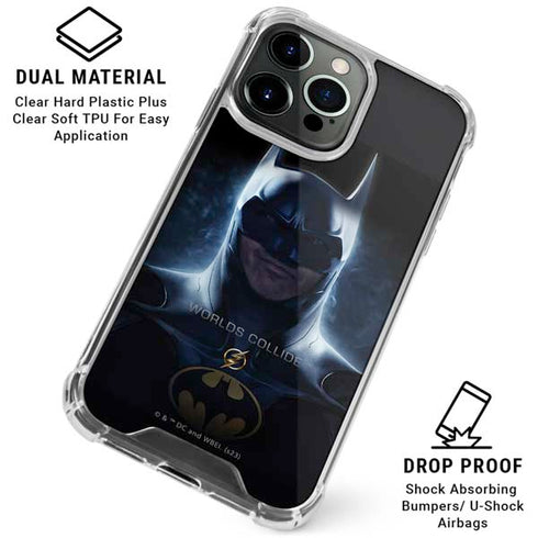 DC Comics The Flash Movie: Batman Poster iPhone 16 Pro Clear Case